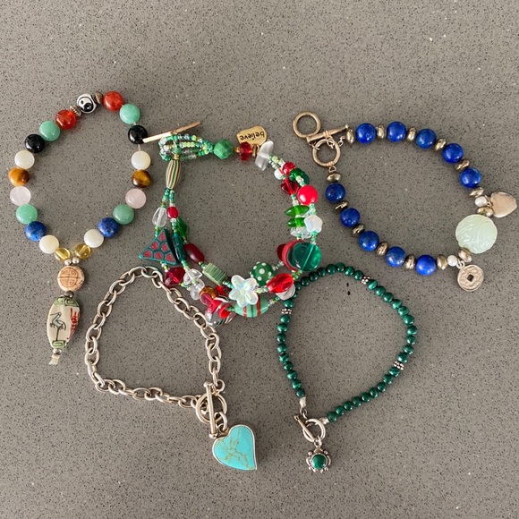 Bracelets Stone, Gemstone, and Beaded Bundle - 5 - Picture 2 of 14